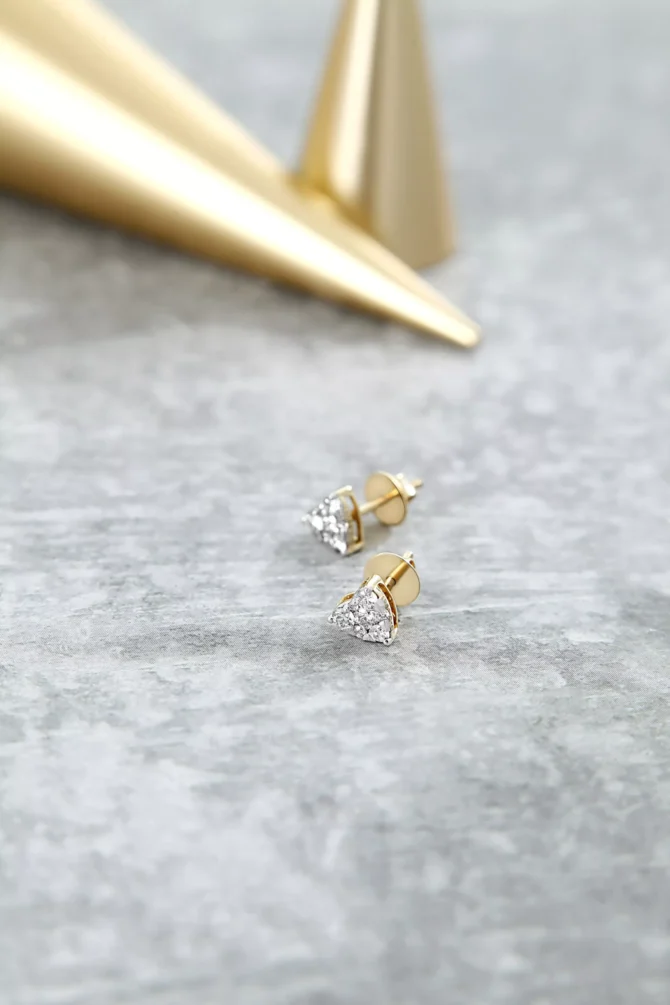 Spade Shape Earrings - Image 3