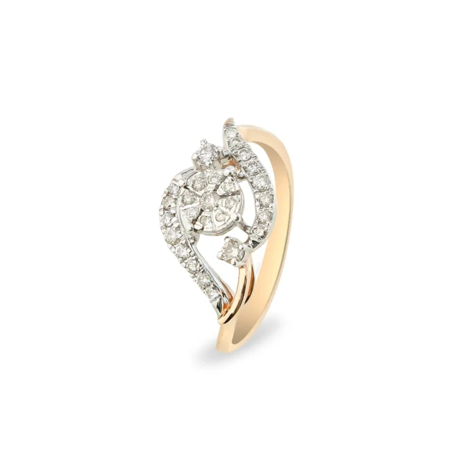 Snail Diamond Ring - Image 2