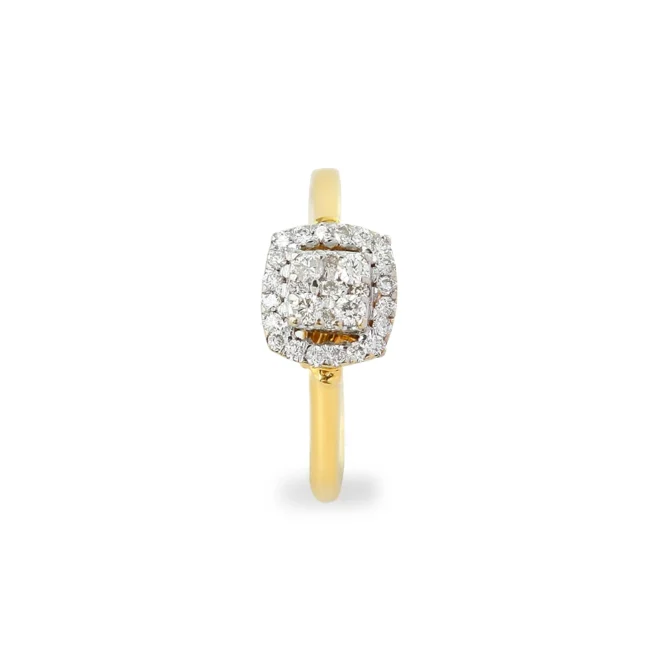 Diamond Studded Cubic Ring - Image 3