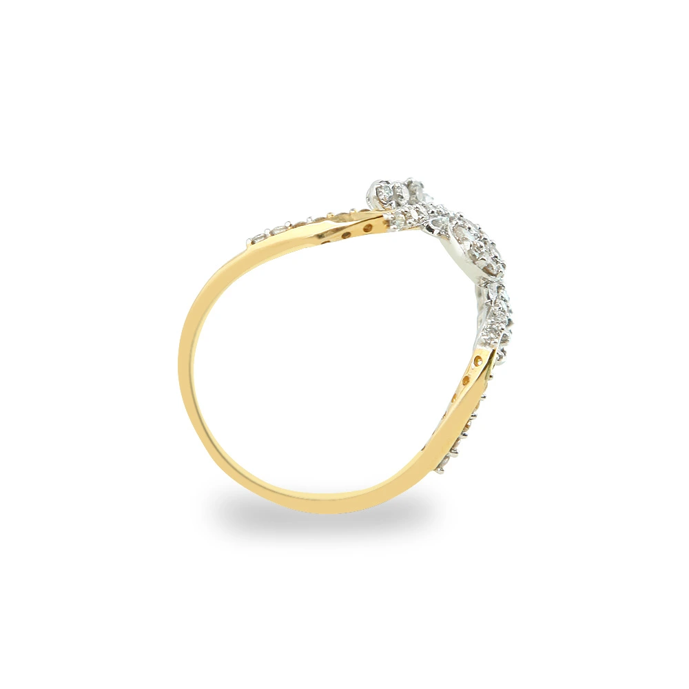 Ornate Diamond Studded Ring - Image 3