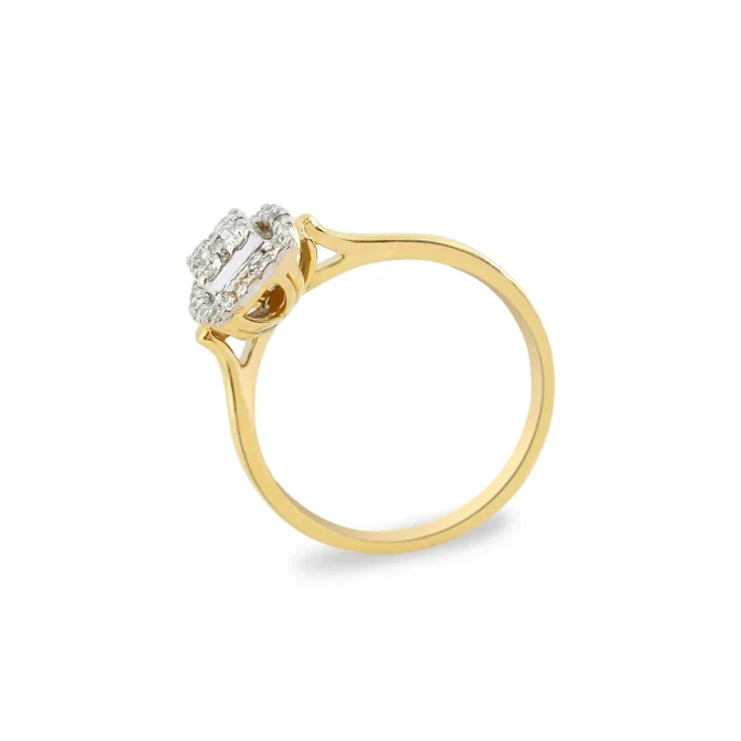 Diamond Studded Cubic Ring - Image 4
