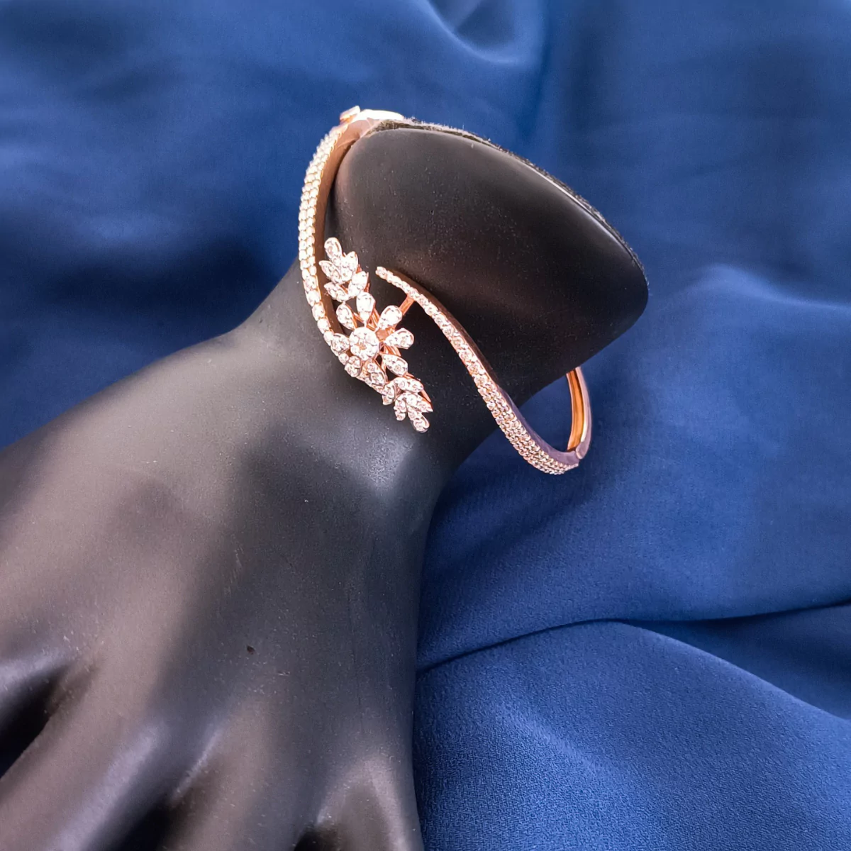 Adwita Floral Diamond Bracelet - Image 8