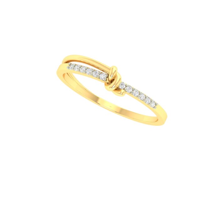 Infinite Love Knot Radiance Ring