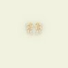 Dewdrop Leaf Marquise Earrings