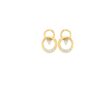Double Loop Diamond Brilliance Earrings