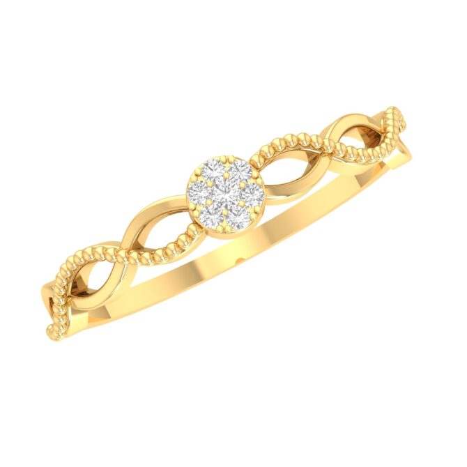 Helix Trellis Diamond Ring