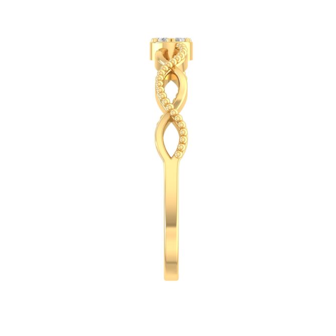 Helix Trellis Diamond Ring - Image 4