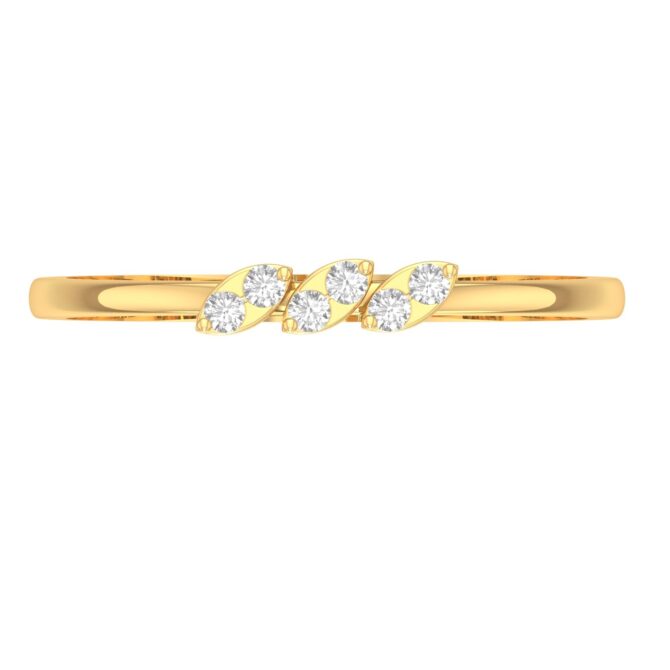 Elysian Diamond Arc Ring - Image 2