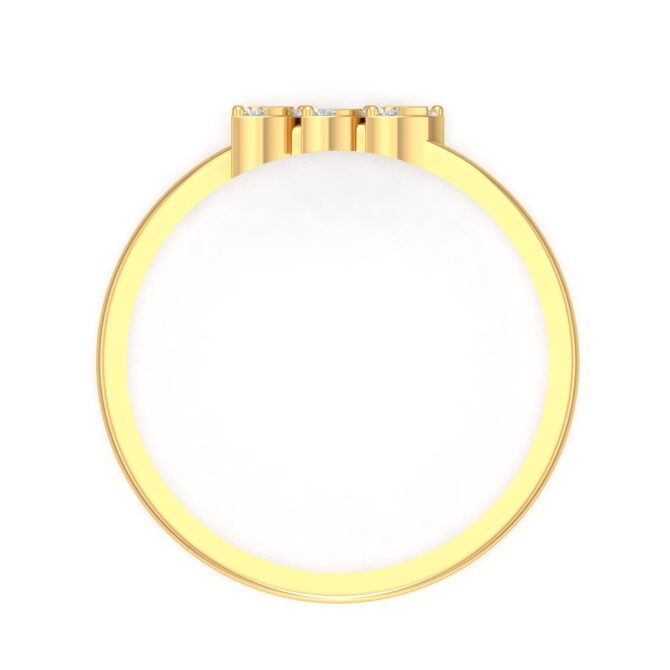 Elysian Diamond Arc Ring - Image 4