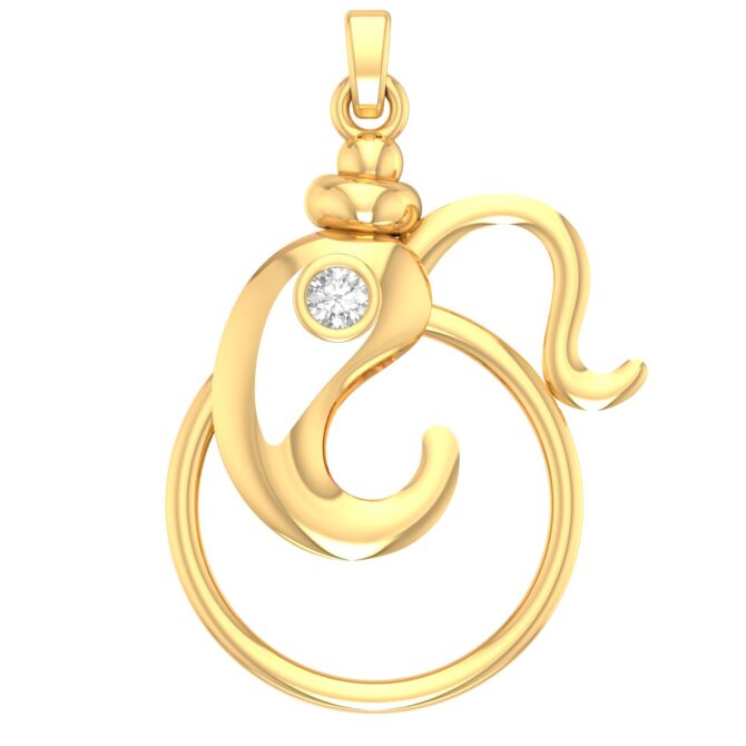 Vighnaharta Aum Serenity Pendant - Image 4