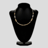 Beaded Cluster Fusion Gold Chain