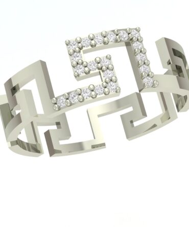 Mysterious Glittering Maze Diamond Ring