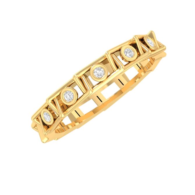 Aura Angles Diamond Ring