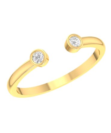 Minimalist Gold Diamond Ring