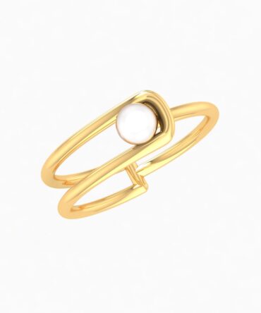 Amara Gold Pearl Ring
